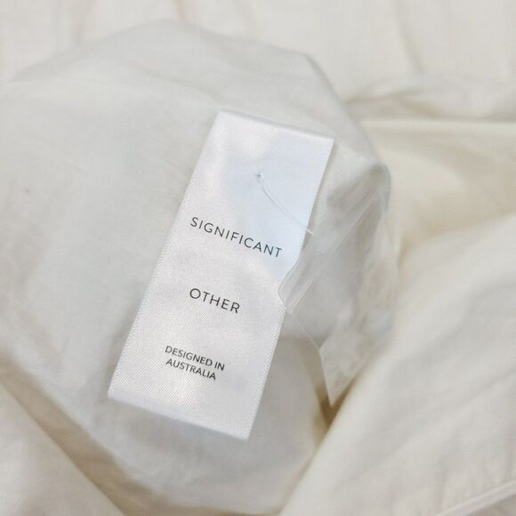 Significant Other Poppy Cut-Out Maxi Dress Ivory White Small - Picture 9 of 13